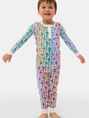Roller Rabbit Kids Disco Monkey Pajamas